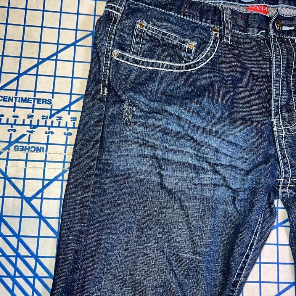 Request Jeans Men's Size 36x34 Denim Jeans y2k Skater - Picture 9 of 13